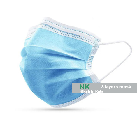 ماسک سه لایه پزشکی/ جعبه 50 عددی